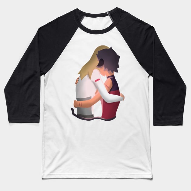 Catradora hug ( She Ra and the Princesses of Power ) Baseball T-Shirt by SharonTheFirst